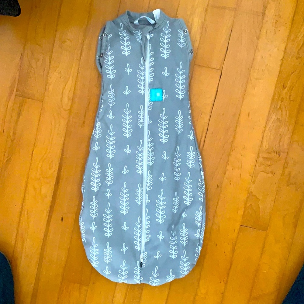 1.0 tog, Ergo Pouch 0-3 month organic cotton sleep sack “cocoon swaddle”